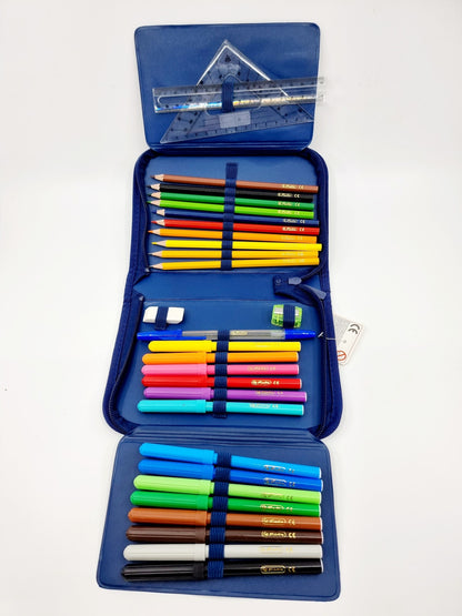 Trousse scolaire - Dinosaure (31 pièces)