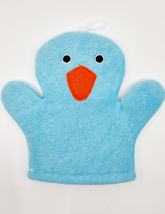 Gant de toilette - Canard bleu