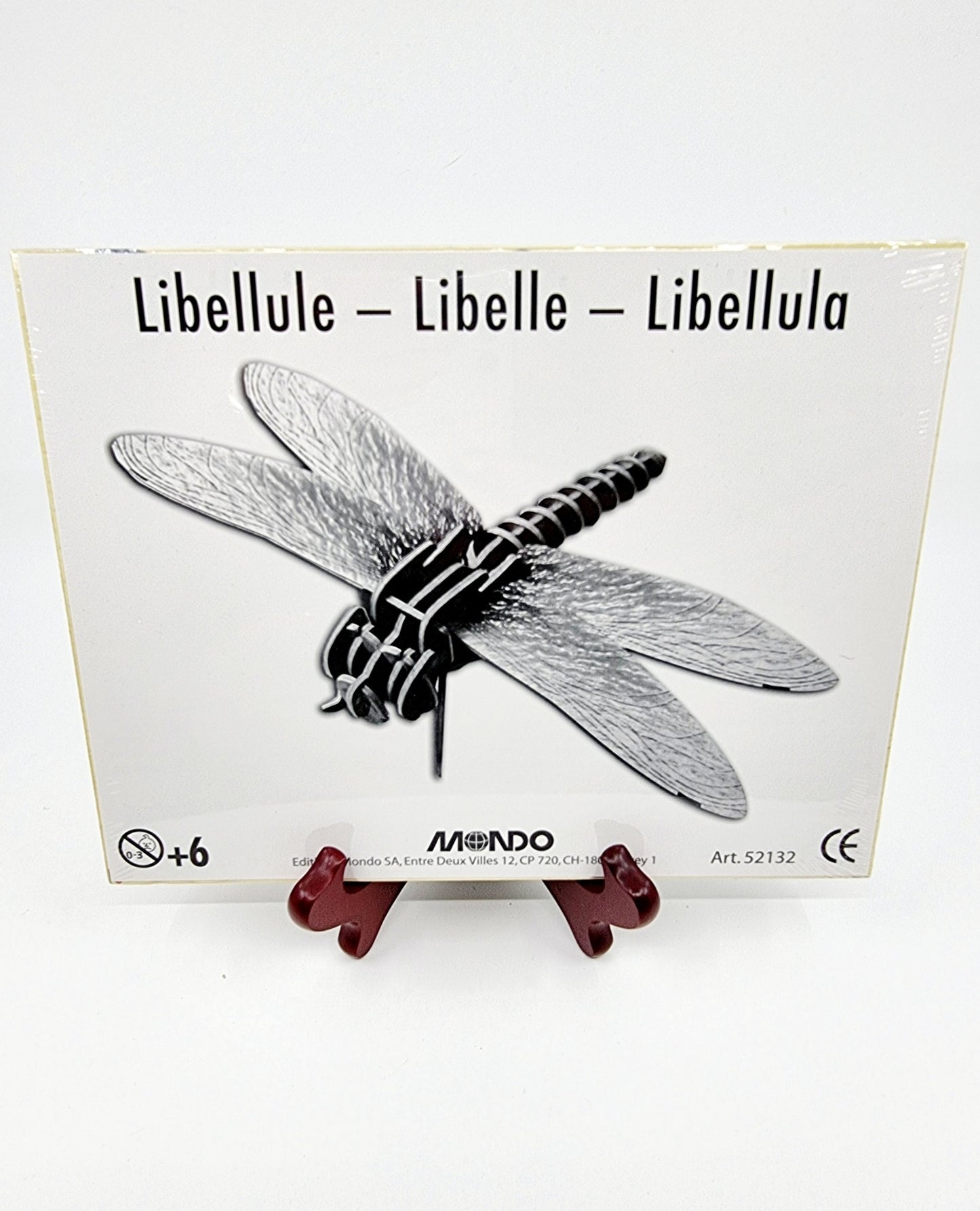 Puzzle 3D en bois - Libellule