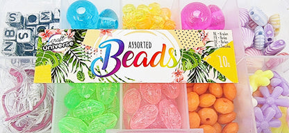 Assortiment de perles pour bijoux - Box rose