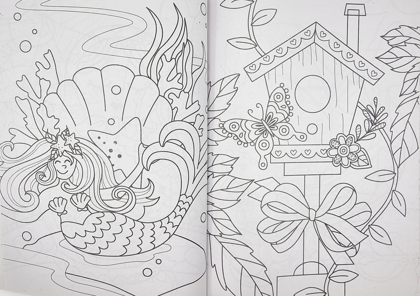 Livre de coloriage - rose