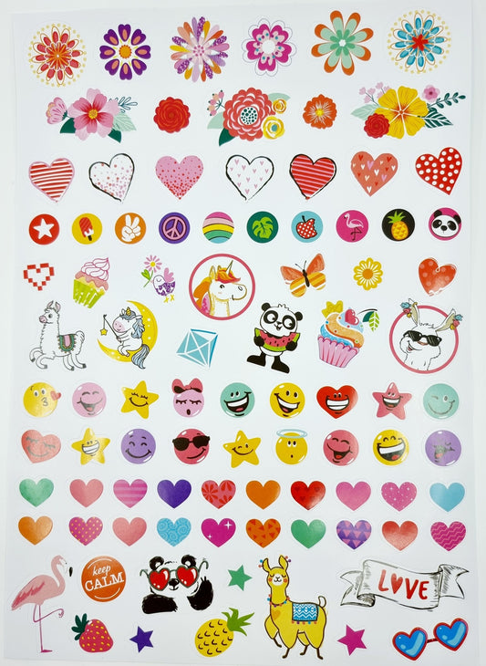 Feuille A4 de stickers