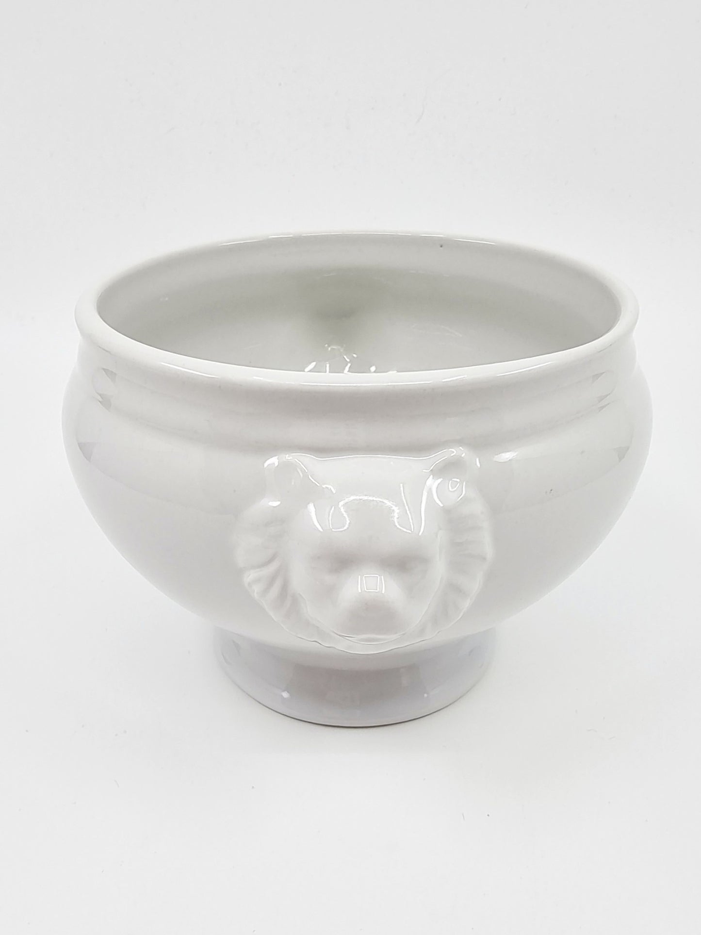 Soupière tête de lion (2 pièces)