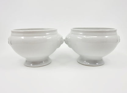 Soupière tête de lion (2 pièces)