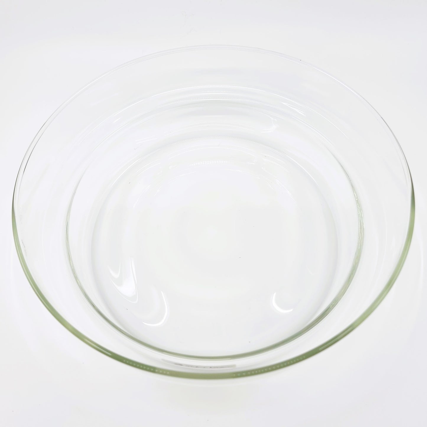Plat rond en verre