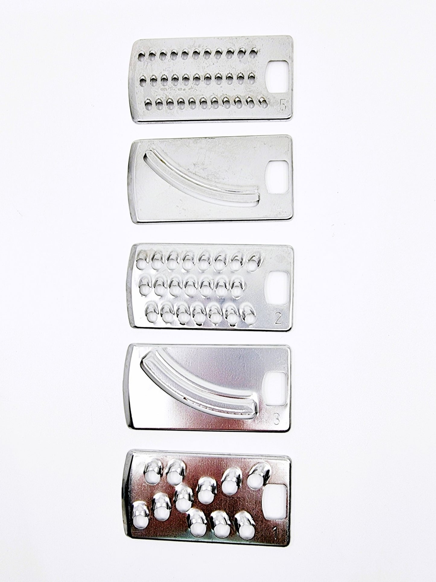 Lames de râpe interchangeables en acier