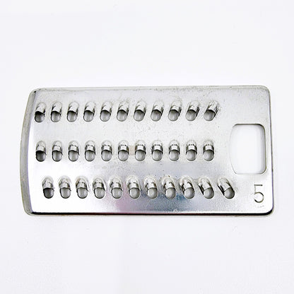 Lames de râpe interchangeables en acier