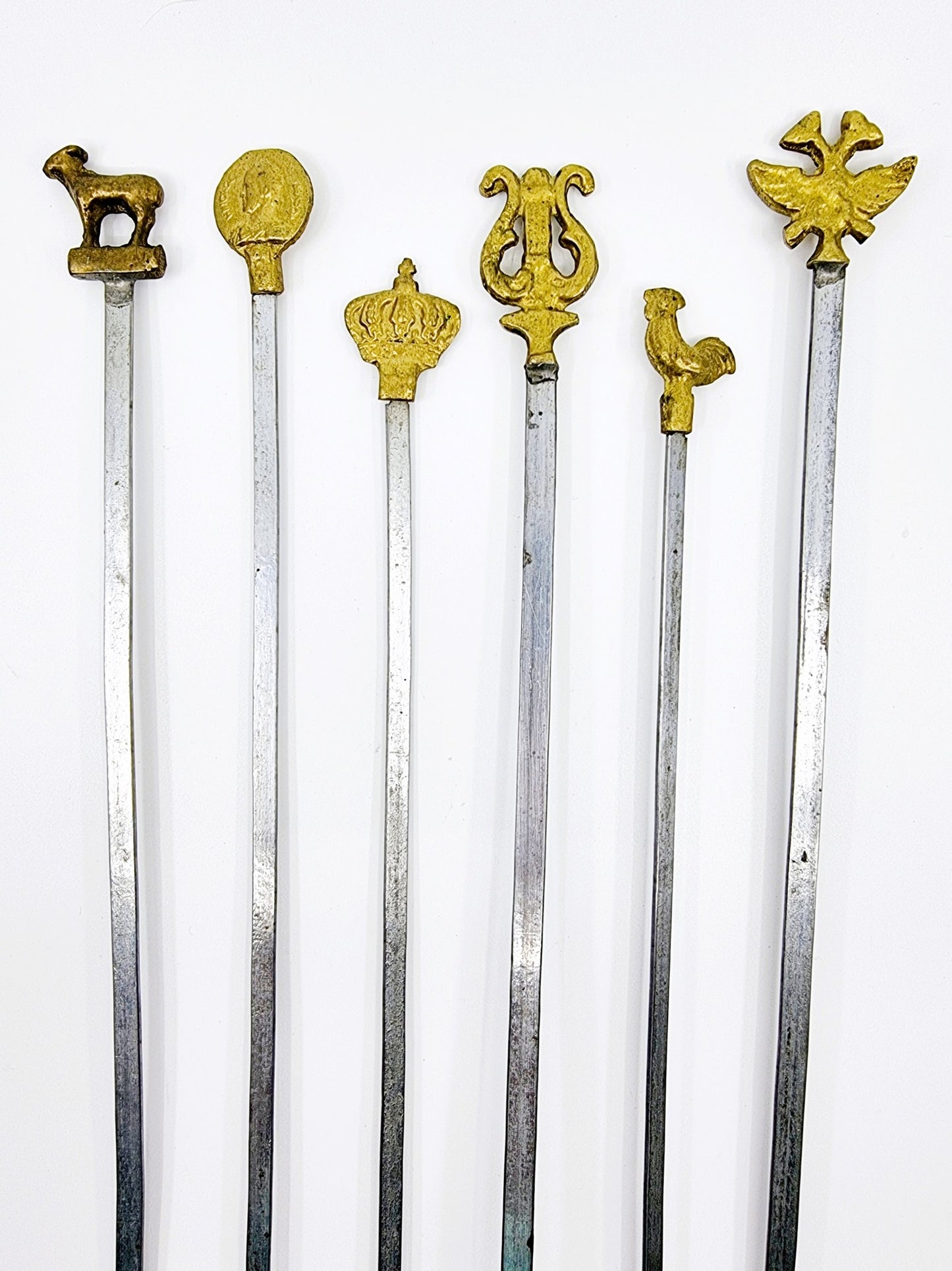 Hâtelets en acier (6 pièces)