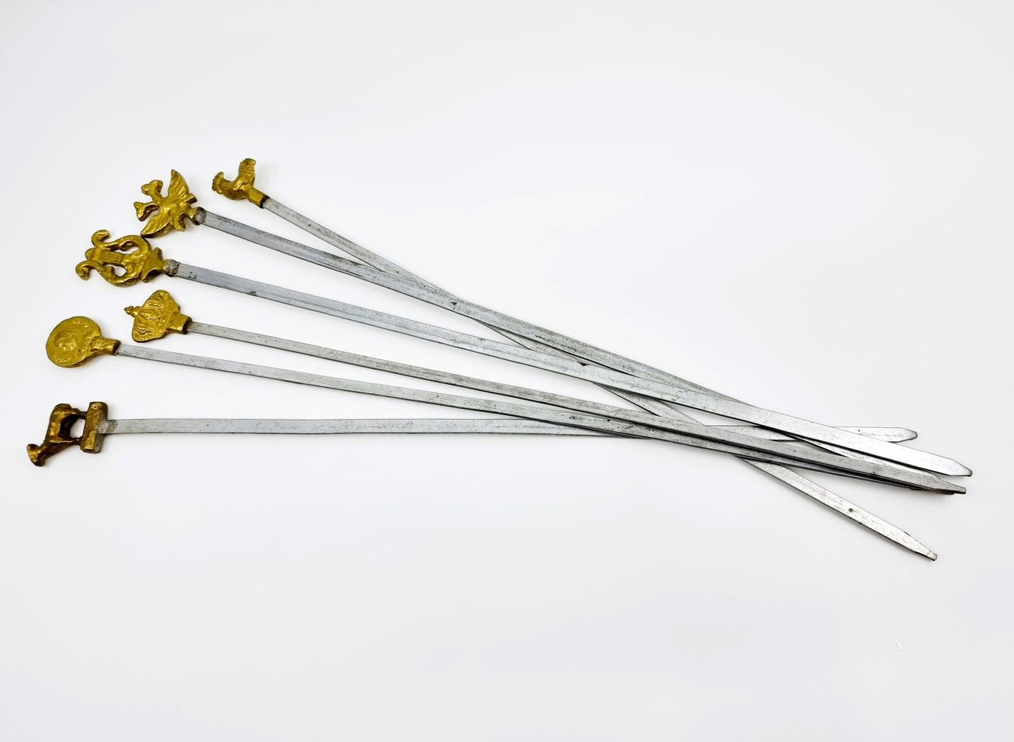 Hâtelets en acier (6 pièces)