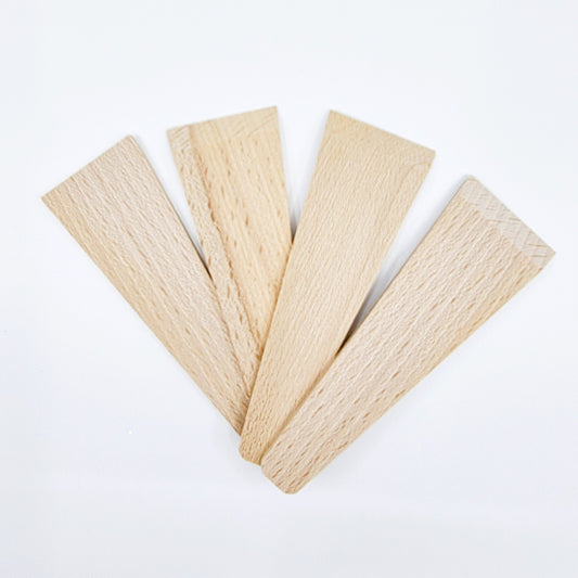 Spatule pour raclette en bois (4 pièces)