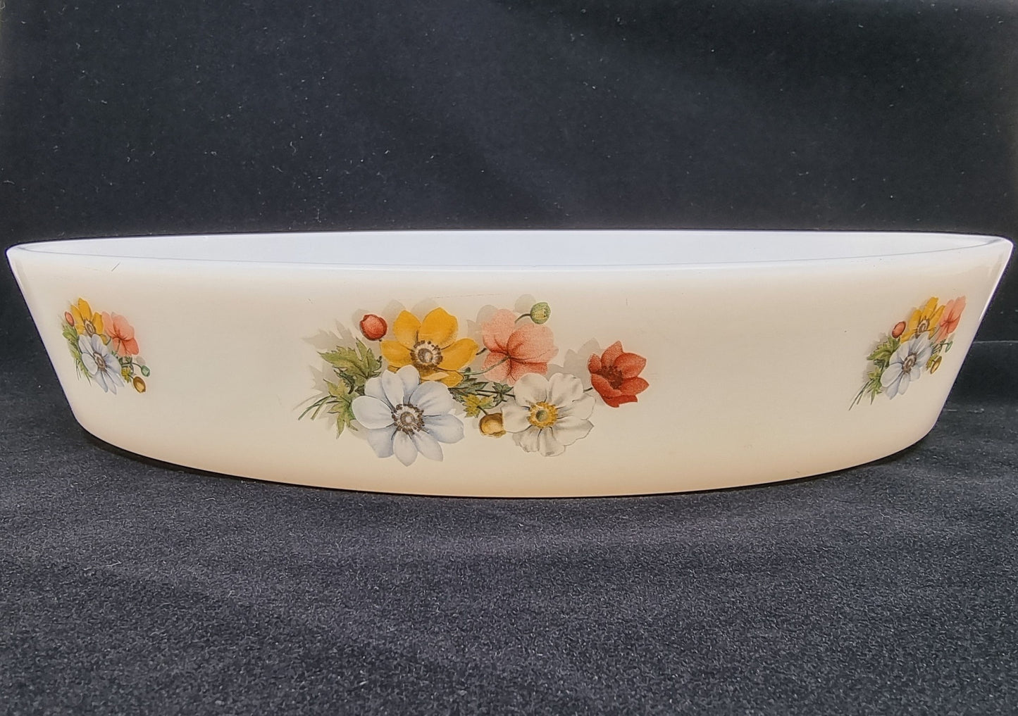 Plat de cuisson fleuris - Arcopal  (2 pièces)