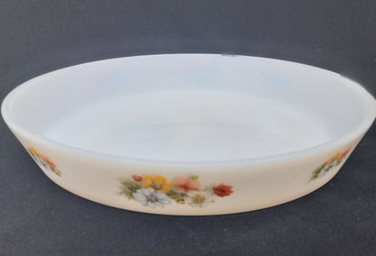 Plat de cuisson fleuris - Arcopal  (2 pièces)