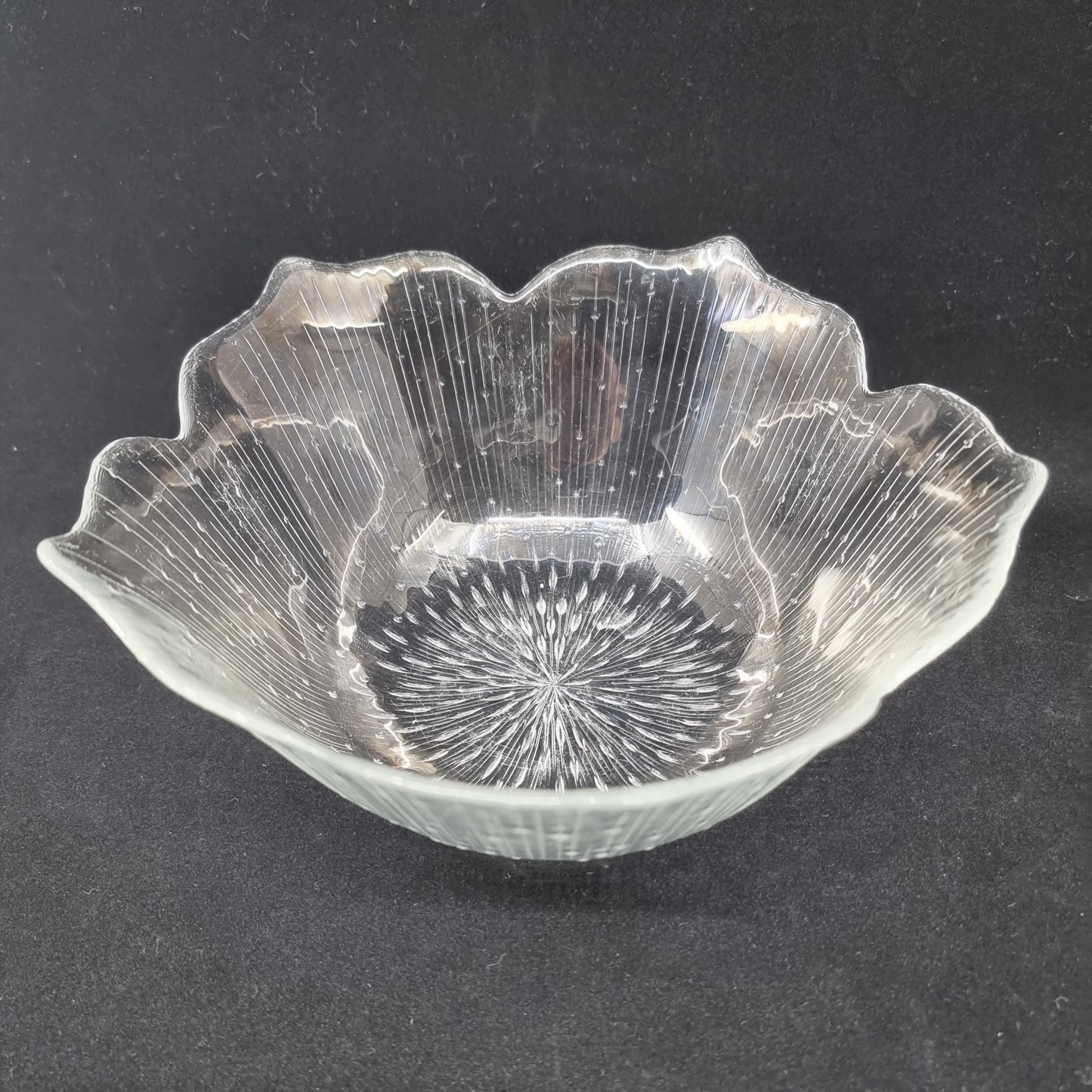 Saladier & coupelles tulipes (4 pièces)