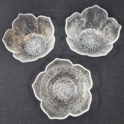 Saladier & coupelles tulipes (4 pièces)