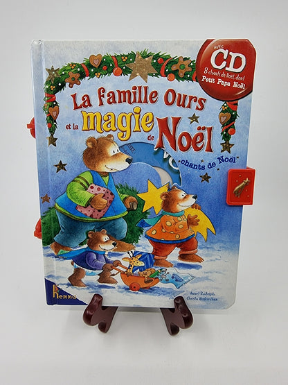 Livre - La famille ours et la magie de Noël + un CD contenant 8 chansons