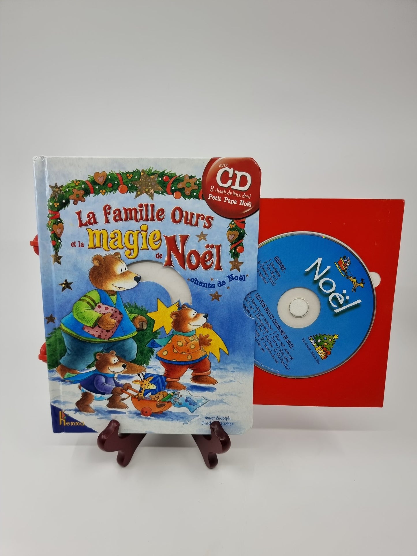 Livre - La famille ours et la magie de Noël + un CD contenant 8 chansons