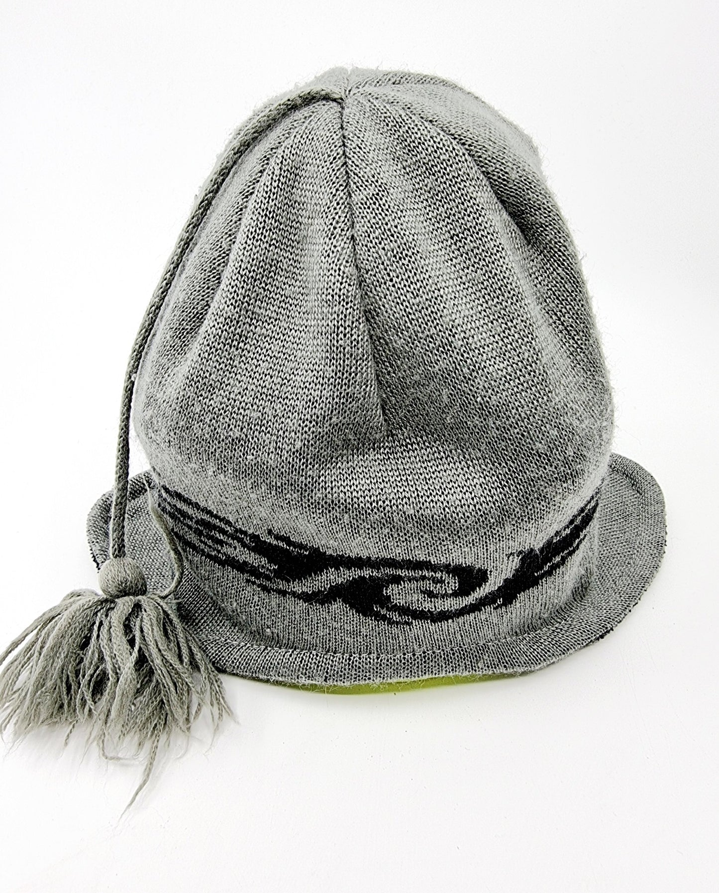 Bonnet cache-oreille gris & noir