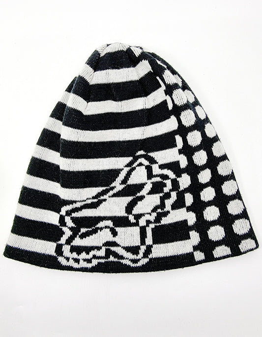 Bonnet Fox noir & blanc