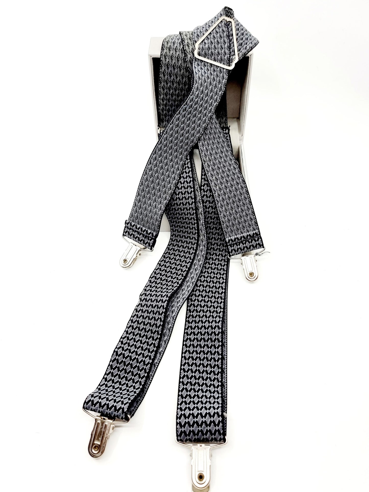 Bretelles noires/anthracites