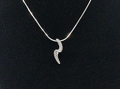 Collier en argent - éclair