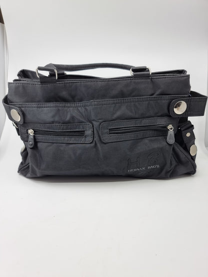 Sac noir Hernan Bag's en tissu