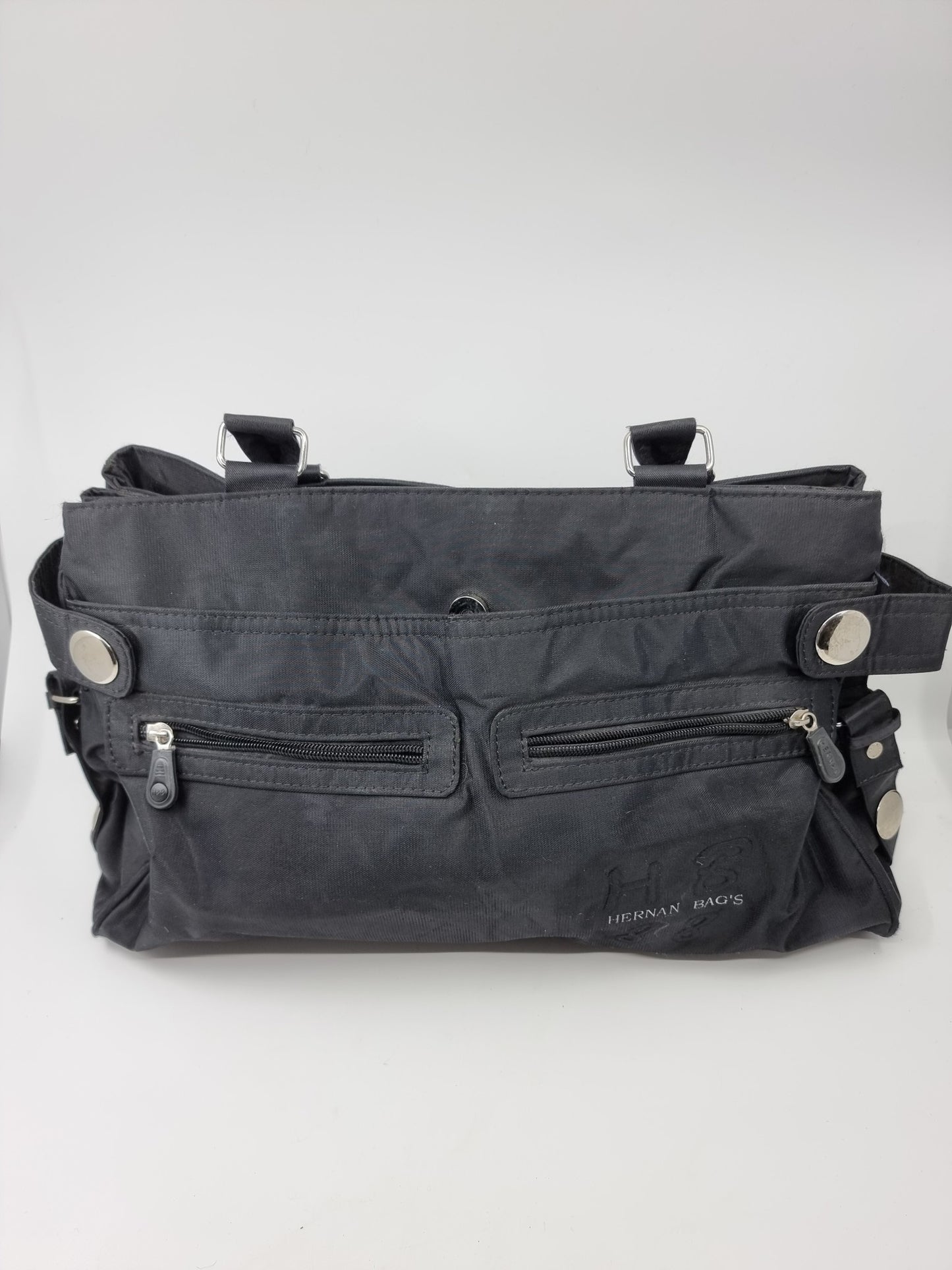 Sac noir Hernan Bag's en tissu