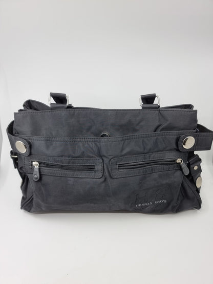 Sac noir Hernan Bag's en tissu
