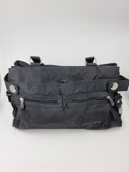Sac noir Hernan Bag's en tissu