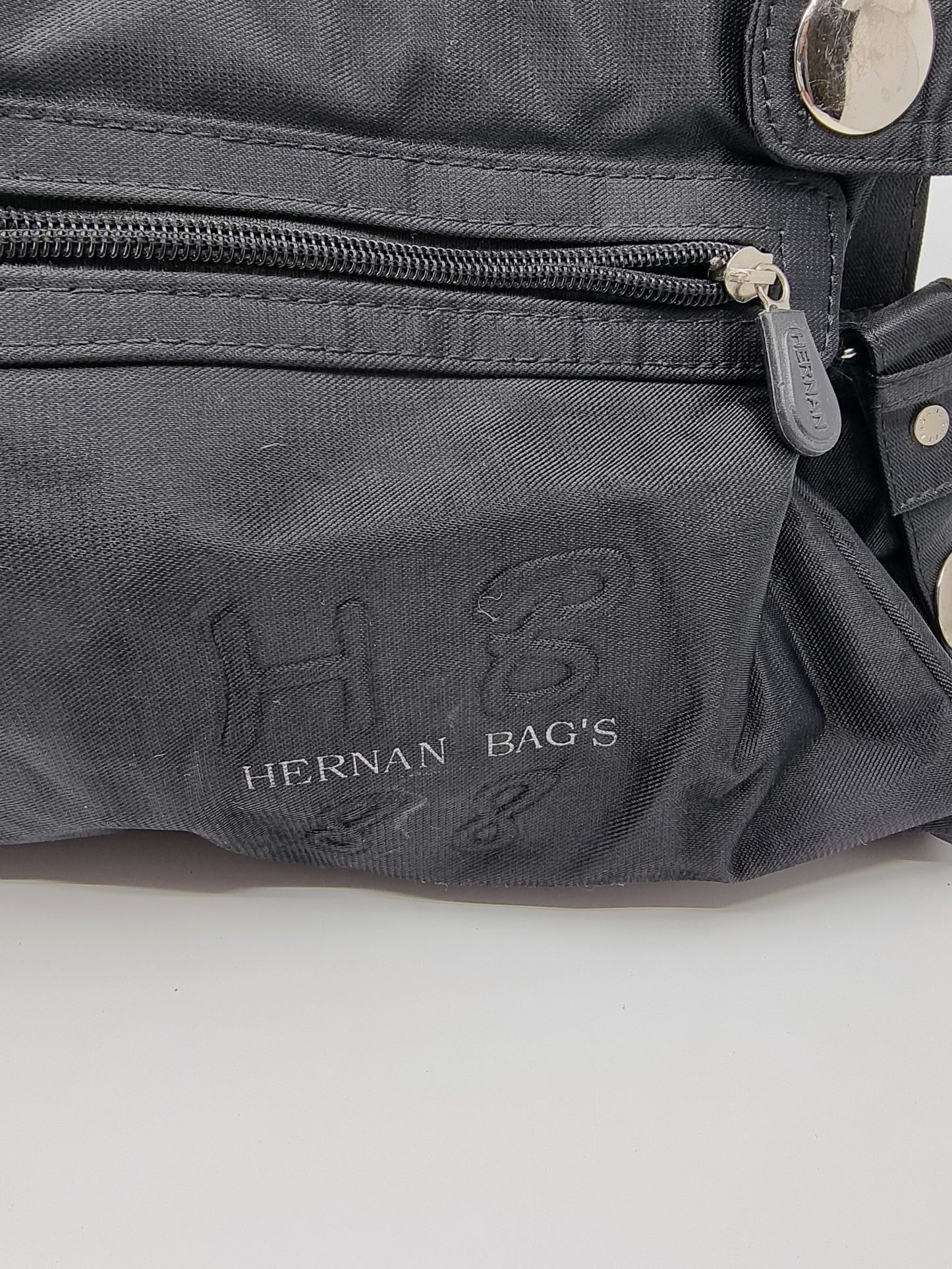 Sac noir Hernan Bag's en tissu