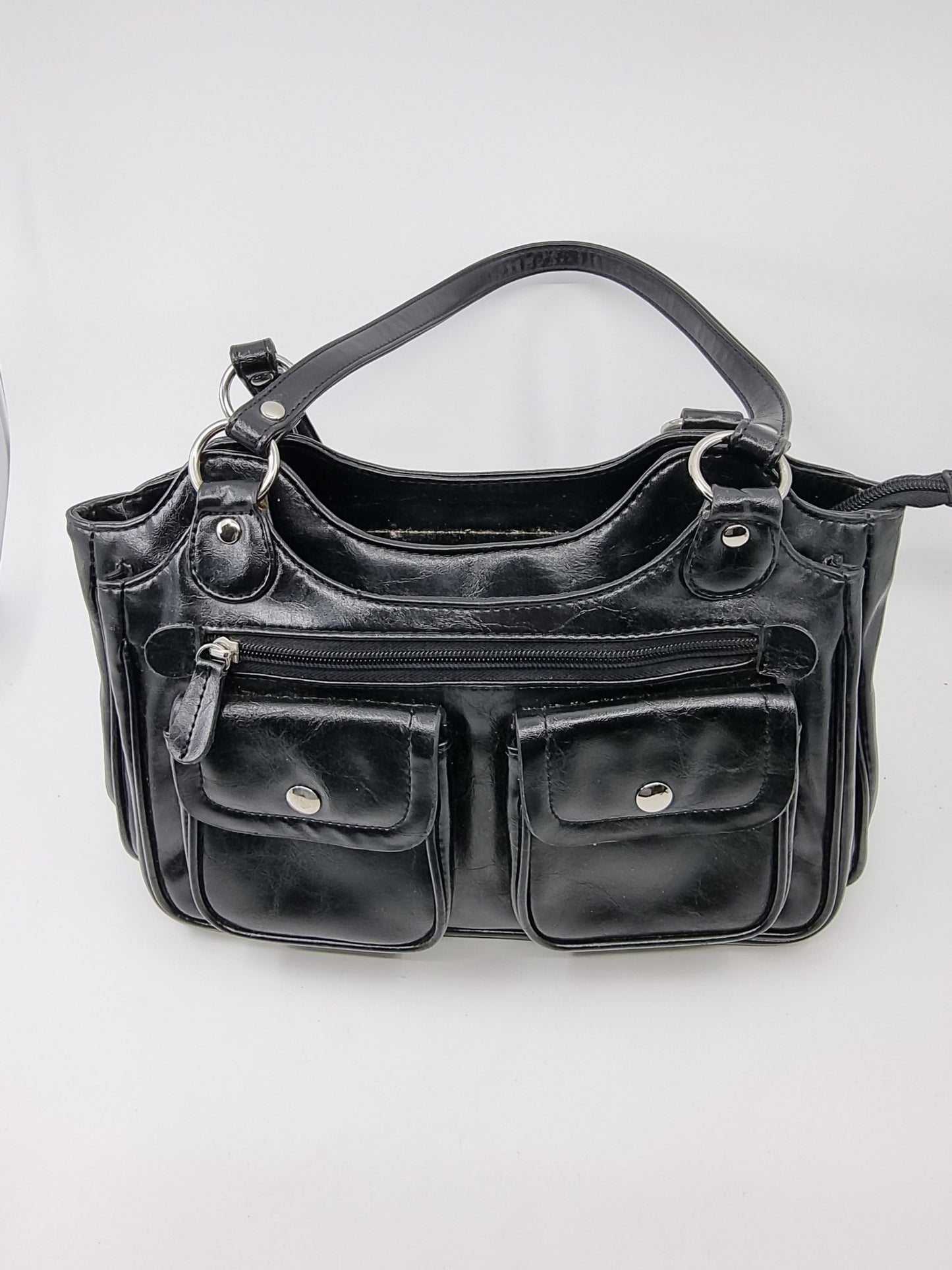 Sac noir simili cuir