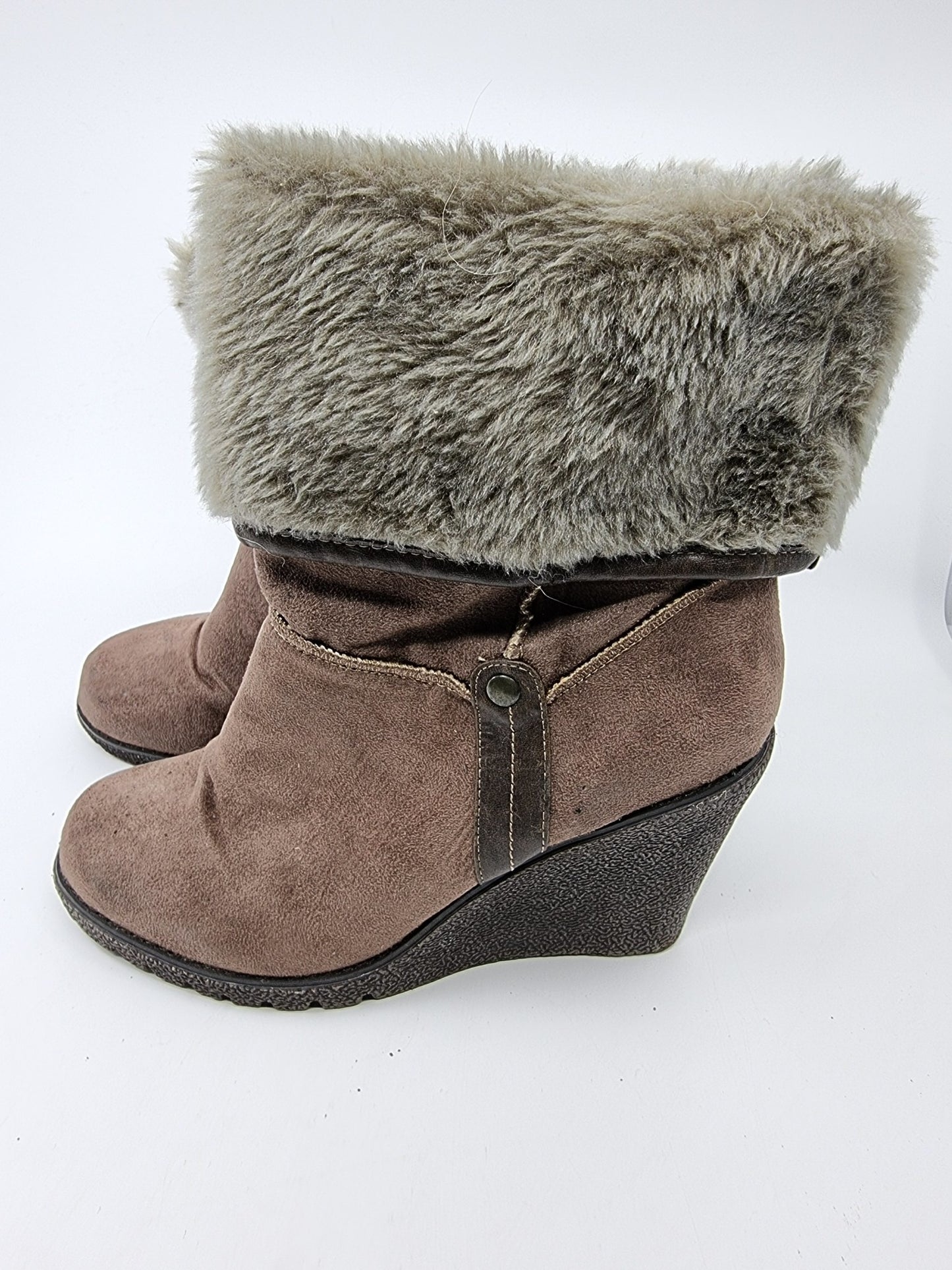 Bottine à fourrure - pointure 40