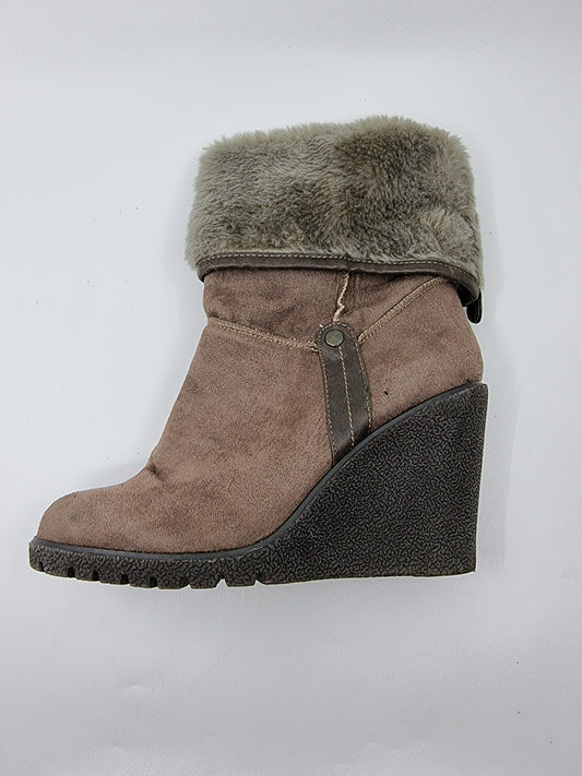 Bottine à fourrure - pointure 40