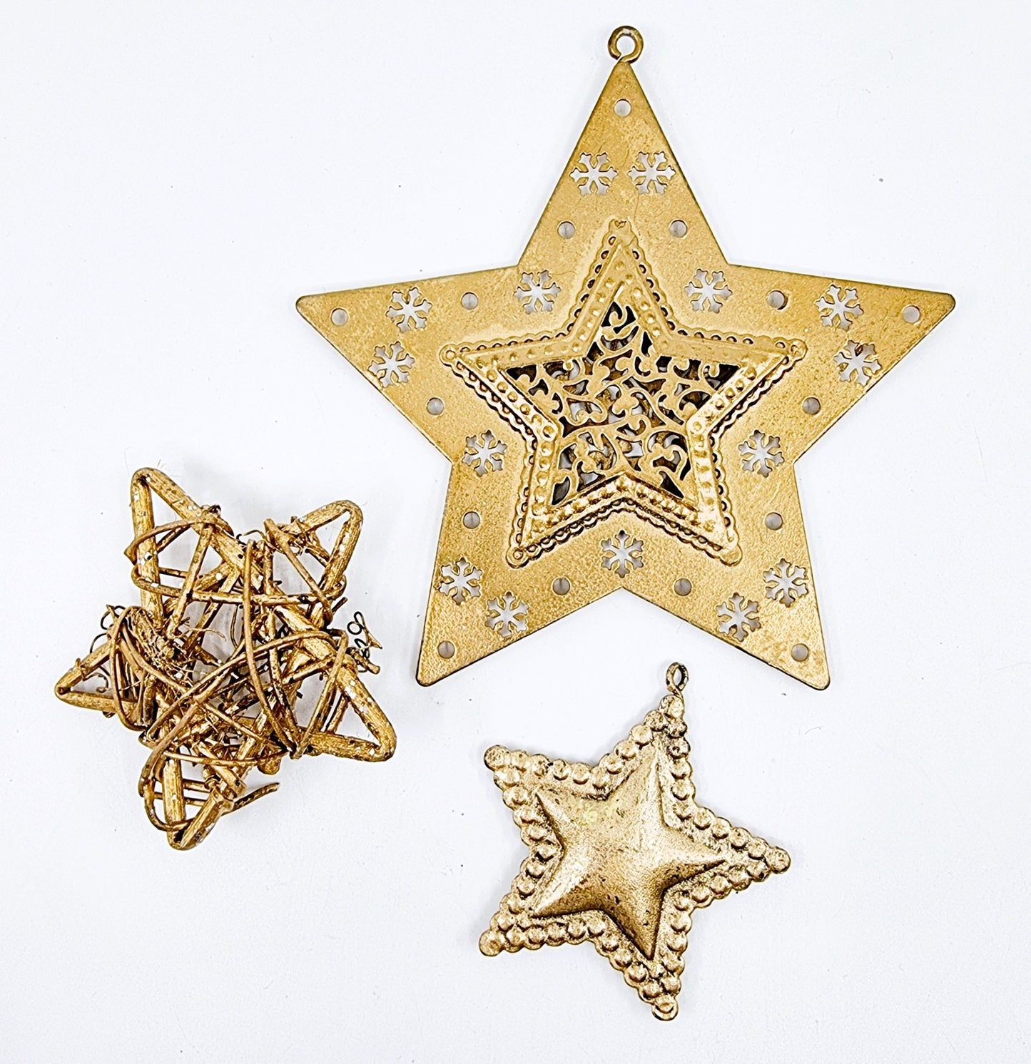 Etoiles décoratives à suspendre (3 pièces)