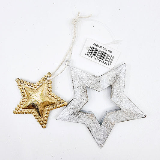 Etoiles à suspendre (2 pièces)