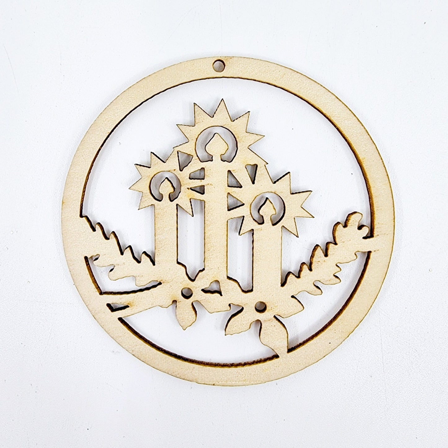 Décoration de Noël en bois à suspendre