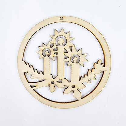 Décoration de Noël en bois à suspendre