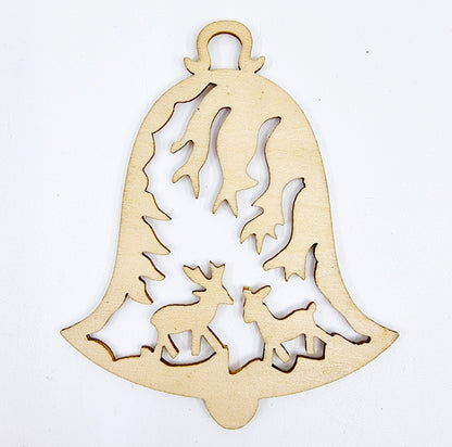 Décoration de Noël en bois à suspendre