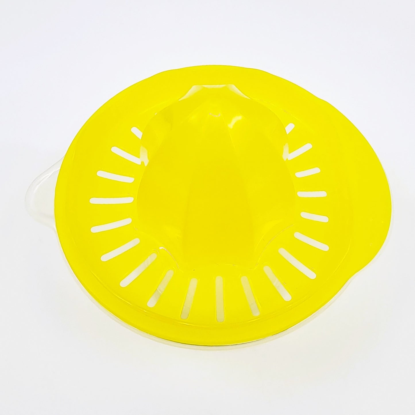 Presse-agrumes avec récipient bec verseur