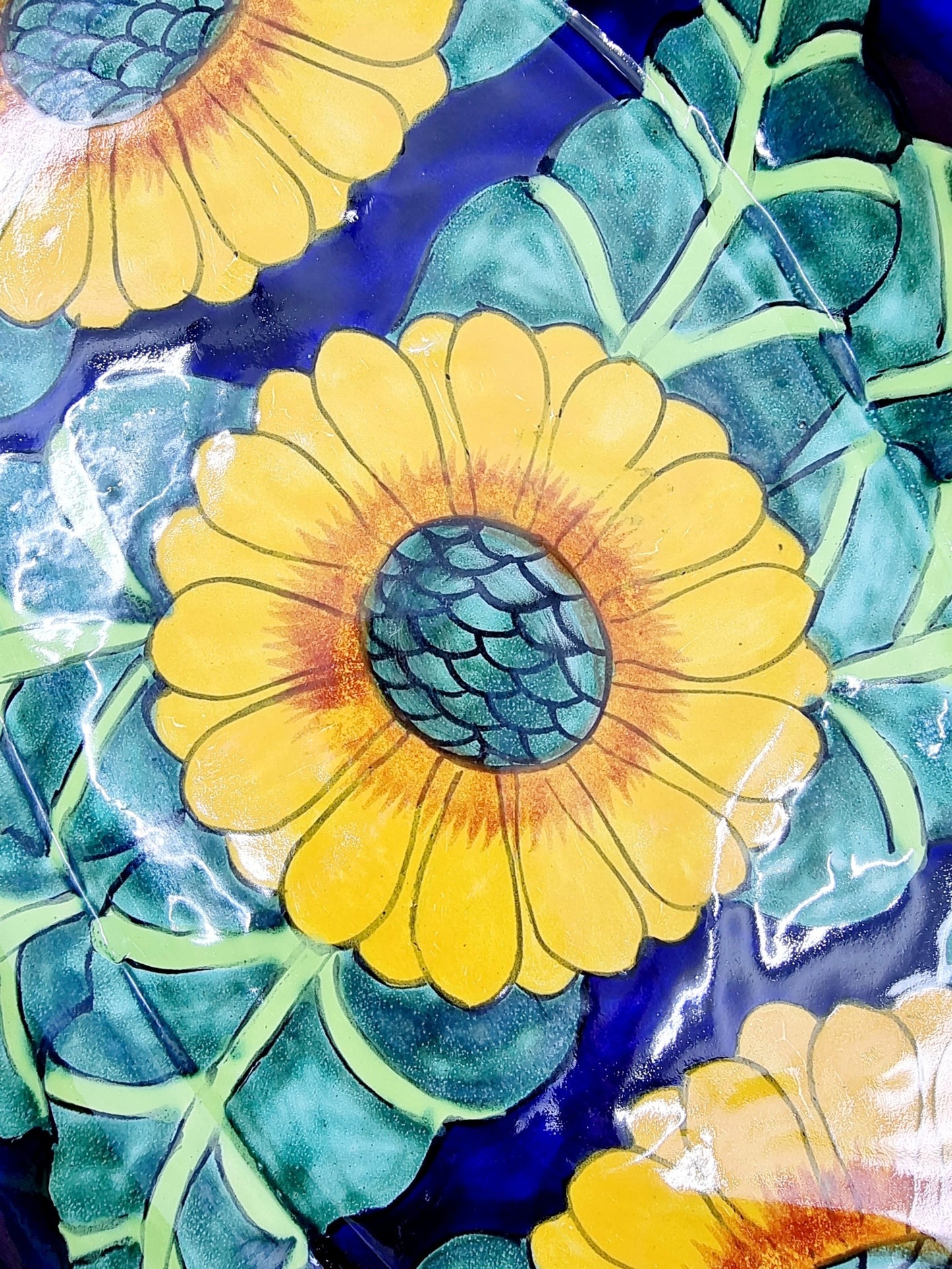 Plat ovale - Tournesol