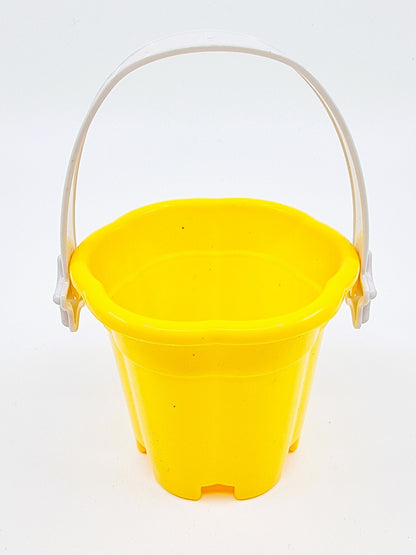 Petit seau de plage avec accessoires (7 pièces) - Jaune