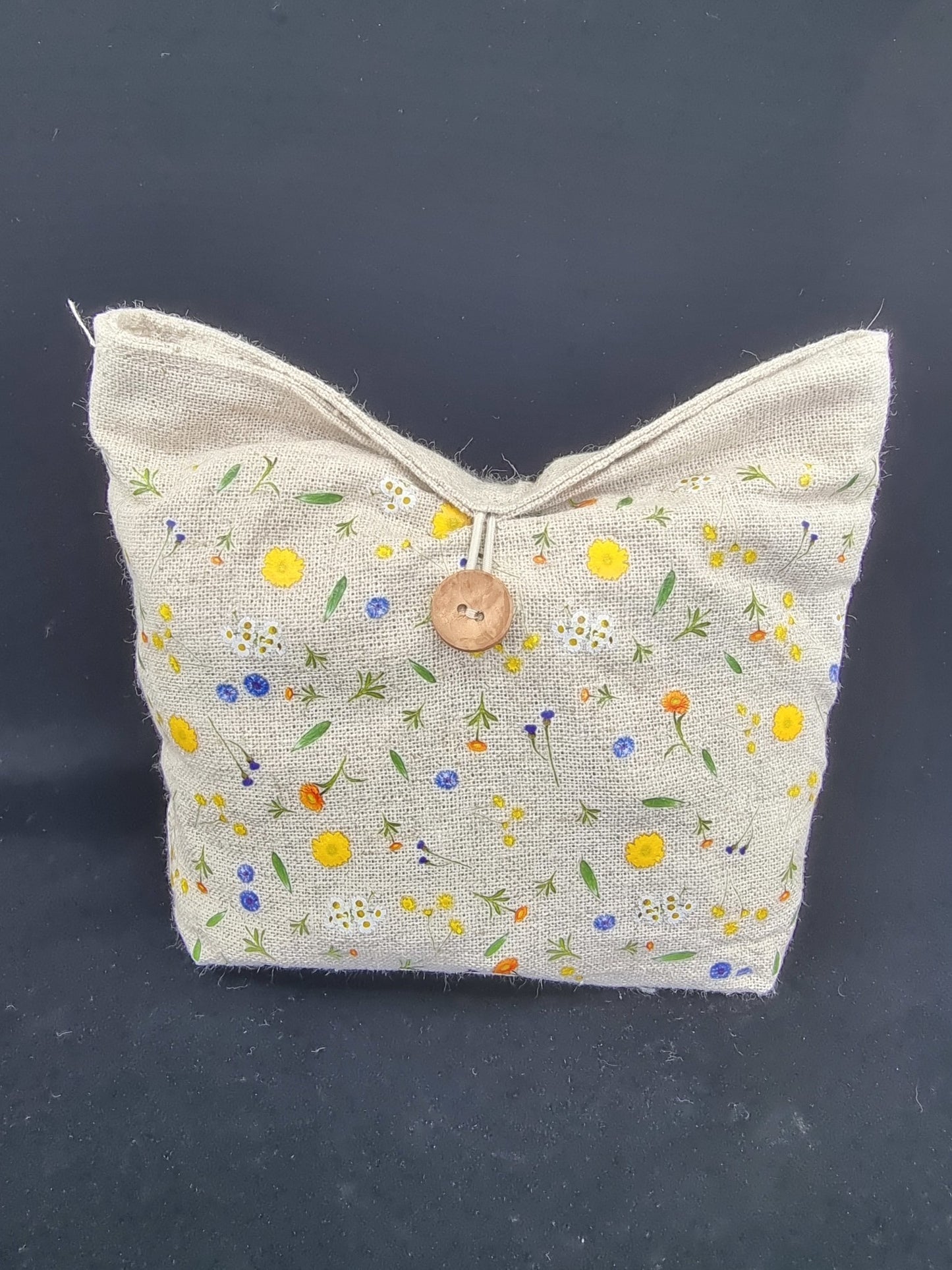 Trousse à maquillage fleurie