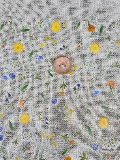 Trousse à maquillage fleurie