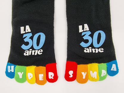 Paire de chaussettes à doigts - La 30 aine