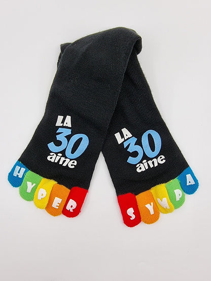 Paire de chaussettes à doigts - La 30 aine