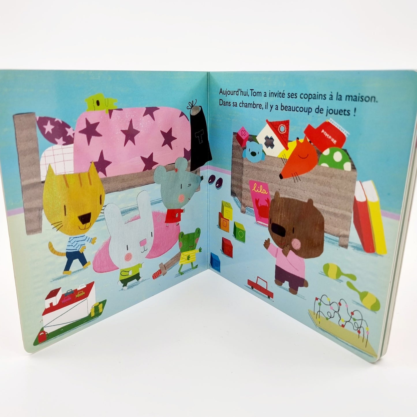 Livre éducatif - Les 5 amis cherchent, les formes + les contraires (2 pièces)