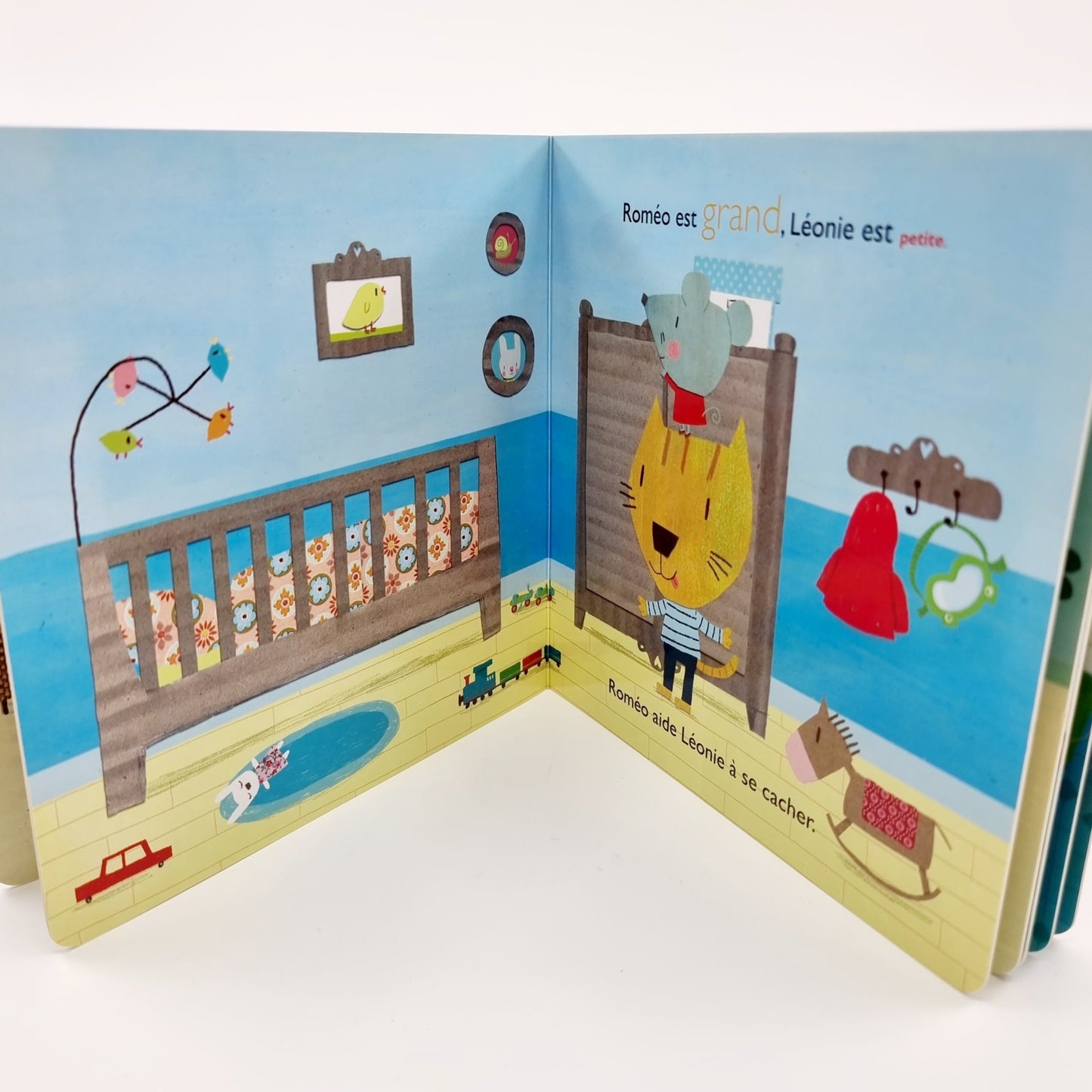 Livre éducatif - Les 5 amis cherchent, les formes + les contraires (2 pièces)