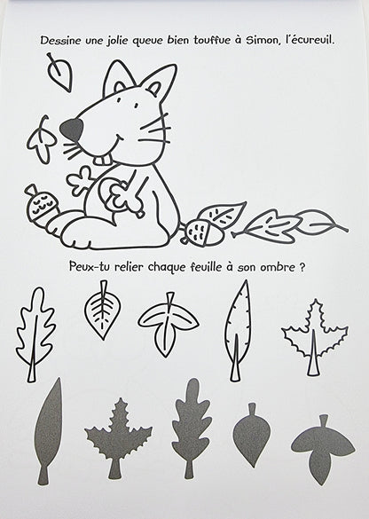 Mon premier livre-jeux à colorier - rose