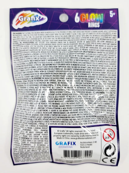 Bagues lumineuses (6 pièces)