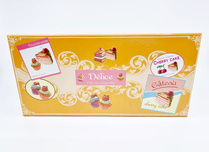 Coffret tasse & sous-tasse - Délice cupcake & gâteau (2x4 pièces)