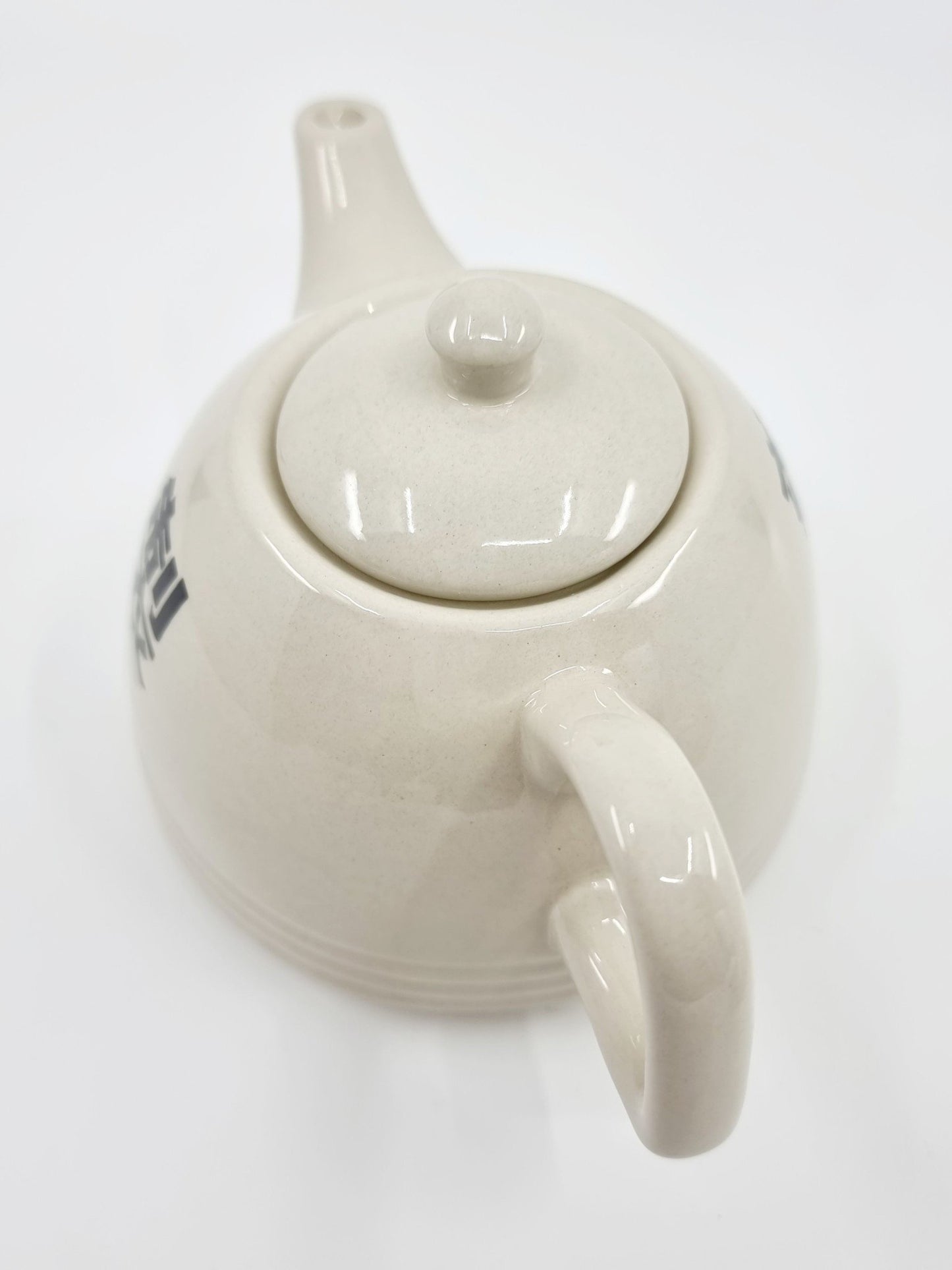Théière & tasse - Céramique beige